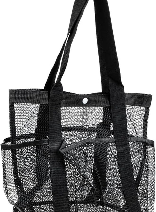 Large Capacity Mesh Beach Bag Multi Pocket Travel Toiletry Storage Lightweight Durable - Image 1